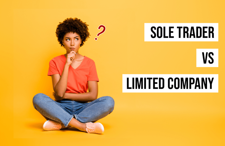 sole trader vs limited company women sitting and thinking about question